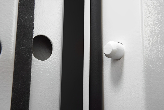 Однопольная глухая противопожарная дверь с порошковым напылением