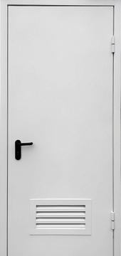 Противопожарная дверь EI60 с вентиляционной решеткой