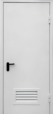 Противопожарная дверь EI60 с вентиляционной решеткой