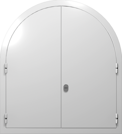 Арочные двупольные глухие ставни Арочные двупольные глухие ставни