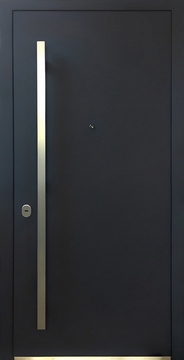 Утепленная дверь с шумоизоляцией и бугельной ручкой