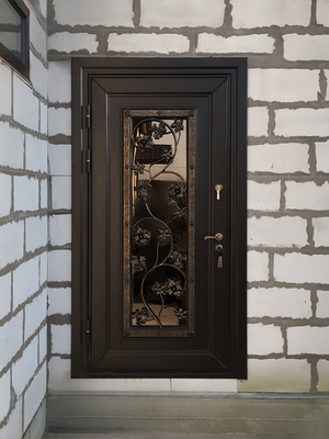 Дверь в строящемся доме